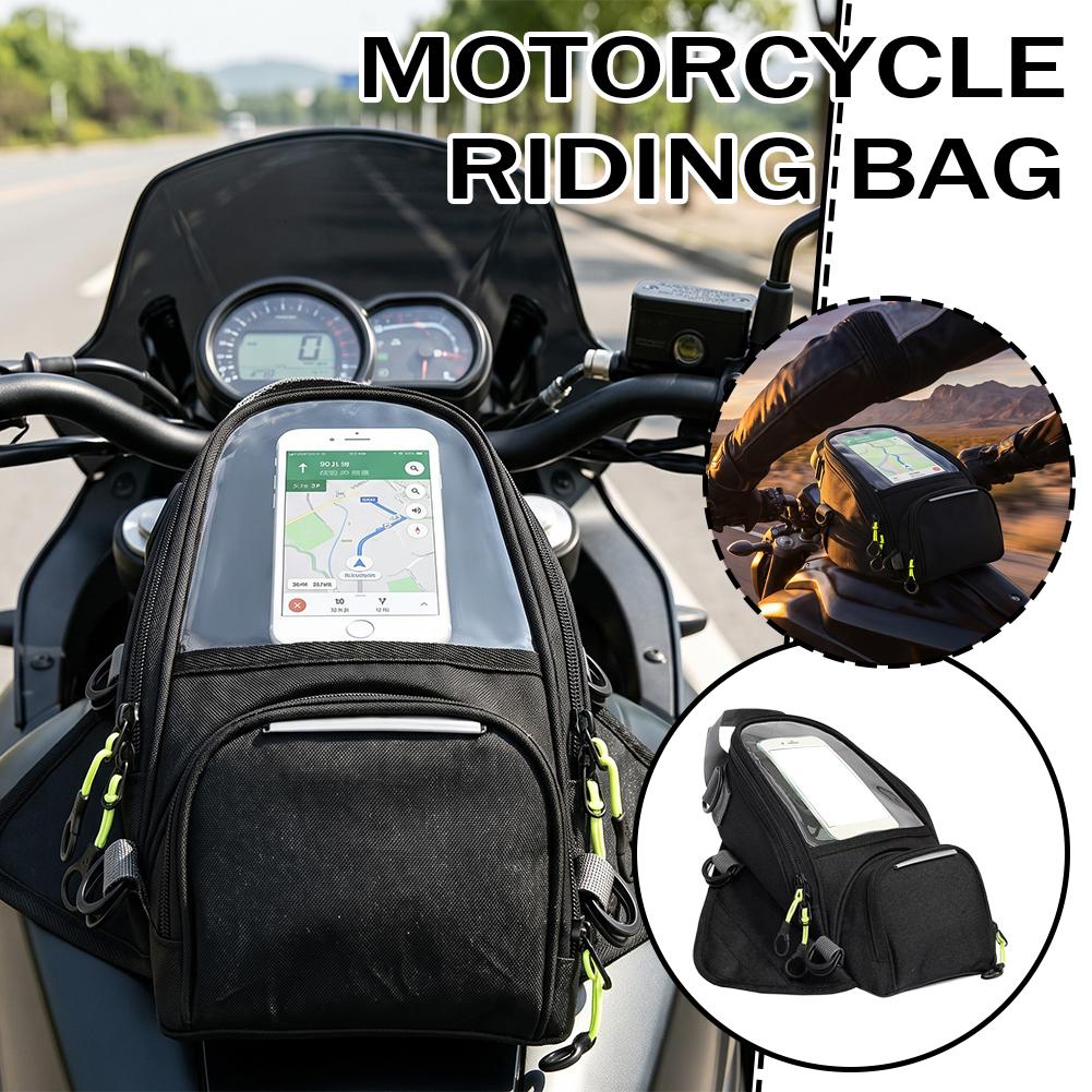 Motorcycle Gear Bag - Tas Tangki Motor Magnetik dengan Jendela