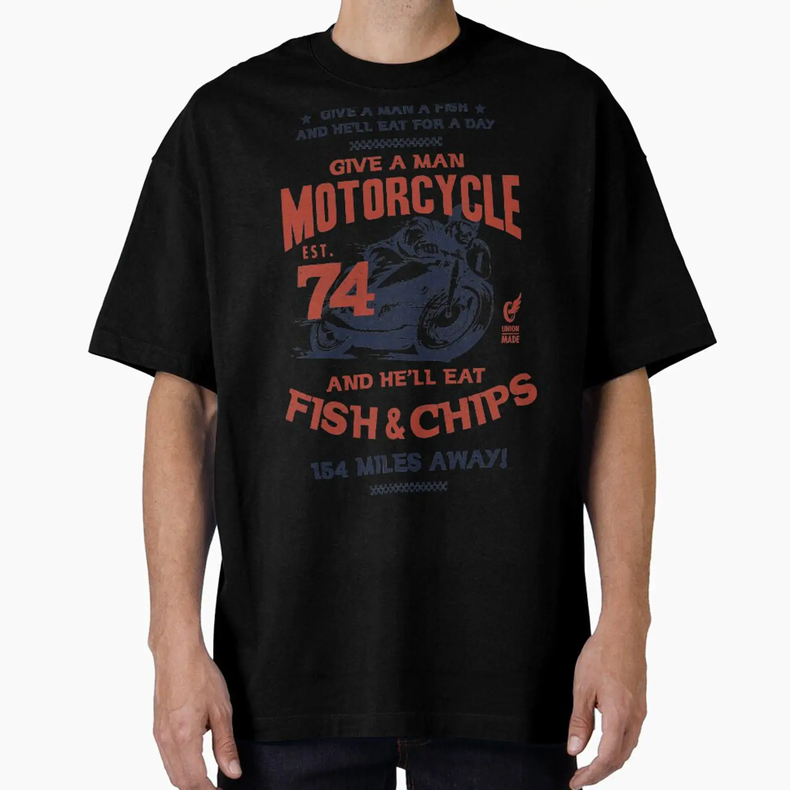 Motorcycle Gear Wash - Fish and Chips Motorcycle designed sold