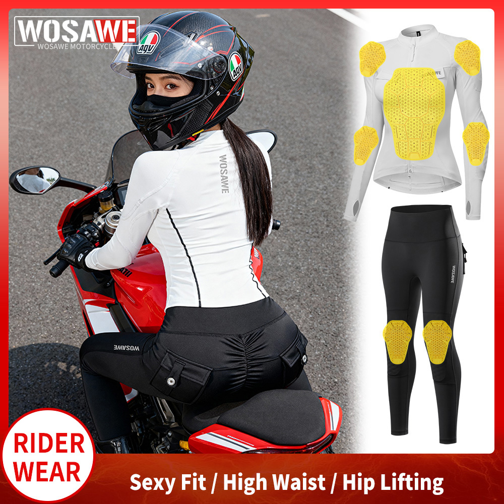 Motorcycle Gear Jacket And Pants - WOSAWE Setelan Jaket dan Celana Motor