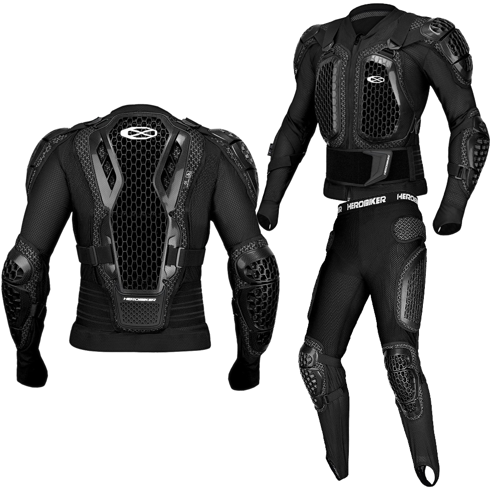 Motorcycle Gear Jacket And Pants - Pelindung Tubuh Anti Jatuh Off-Road untuk
