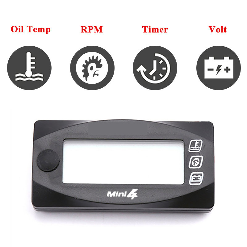 Mini LED 4 in 1 Pengukur Suhu  - Motorcycle Gear Ratio ulasan dan harga