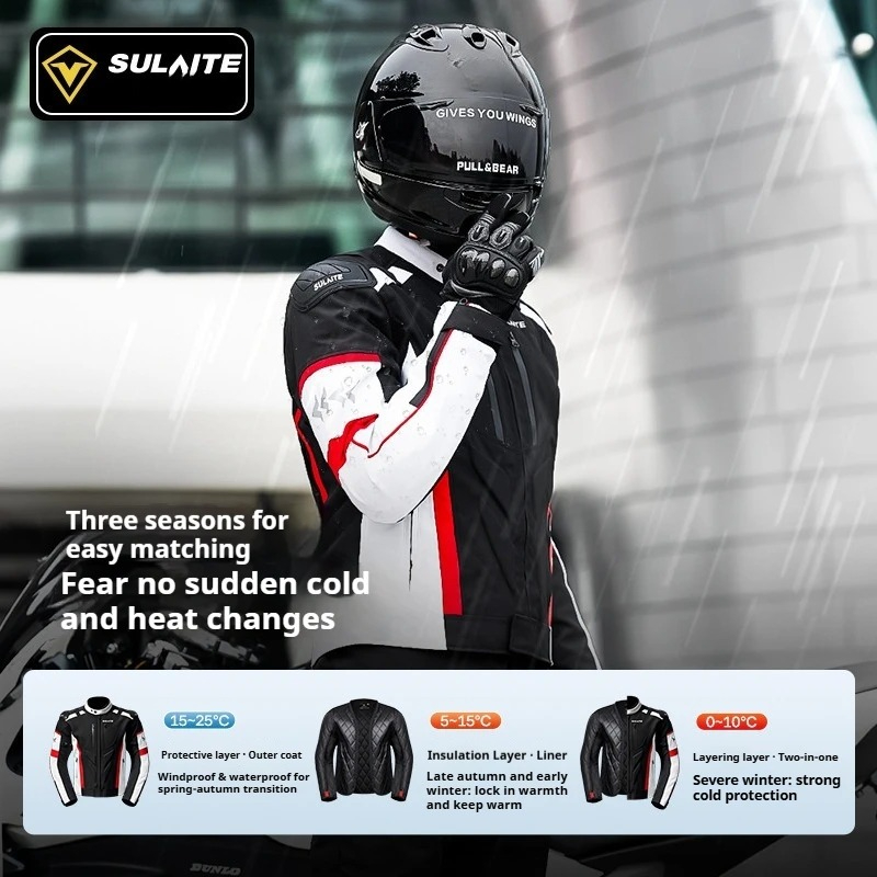 SULAITE Set Jaket dan Celana B - Motorcycle Gear Jacket And Pants ulasan dan harga