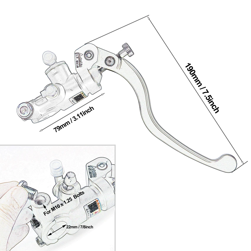 Adelin silver 14mm 15mm 16mm 1 - Gear Clutch Motorcycle ulasan dan harga