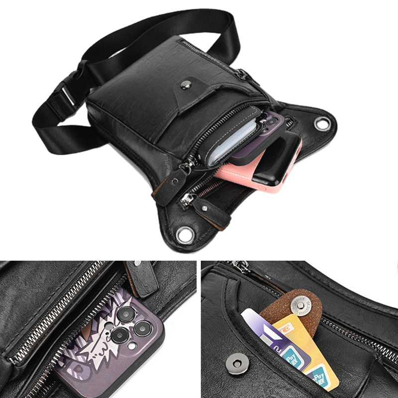Tas Pinggang Kulit Pu Antik Ta - Motorcycle Gear Bag ulasan dan harga