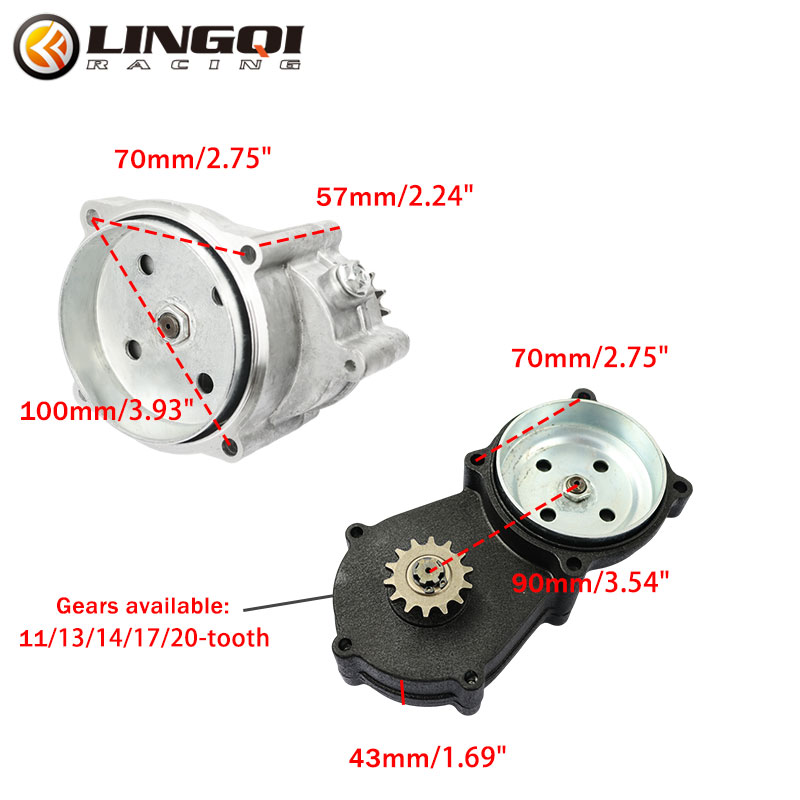 LINGQI sistem transmisi sepeda - Gear Clutch Motorcycle ulasan dan harga